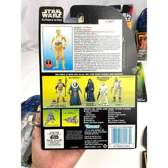 Lot of 10 Star Wars 1990s Power Of The Force Kenner Action Figures Micro Machine - Picture 8 of 12